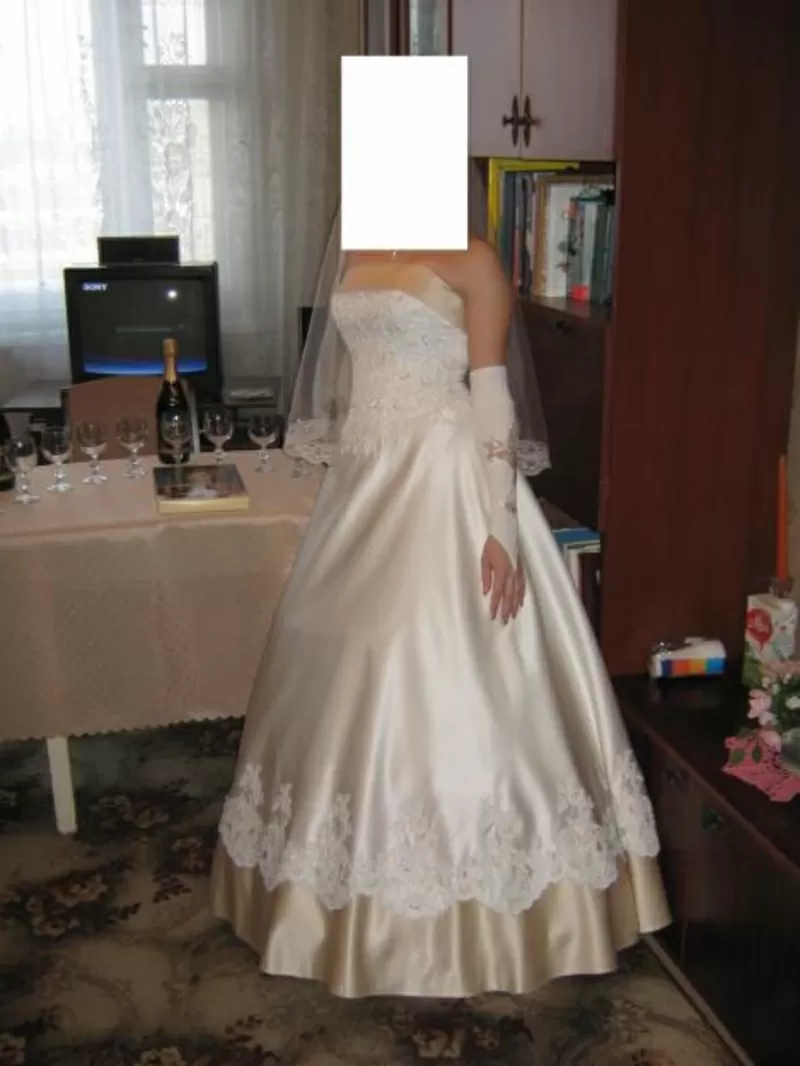 Продаётся свадебное платье из Польши б/у1день.